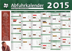 Abfuhrkalender 2015